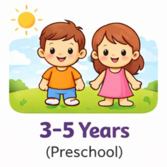 kids products for preschool age 3 to 5 years