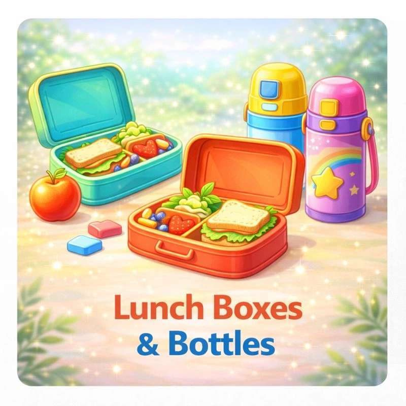 Khiyana Kids Online store lunch boxes & bottles